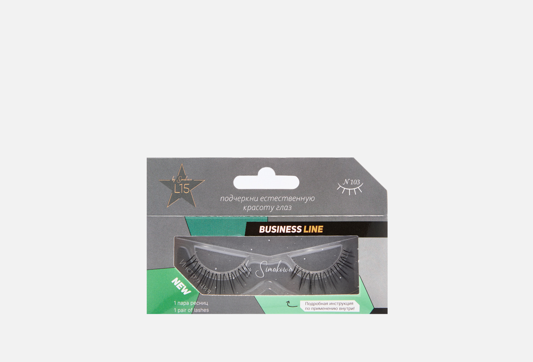Изображение товара Накладные ресницы Star L15 False Eyelashes N103