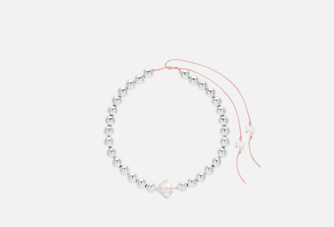 Изображение товара Колье ISSUE.2 Round из горного хрусталя и гематита для женщин