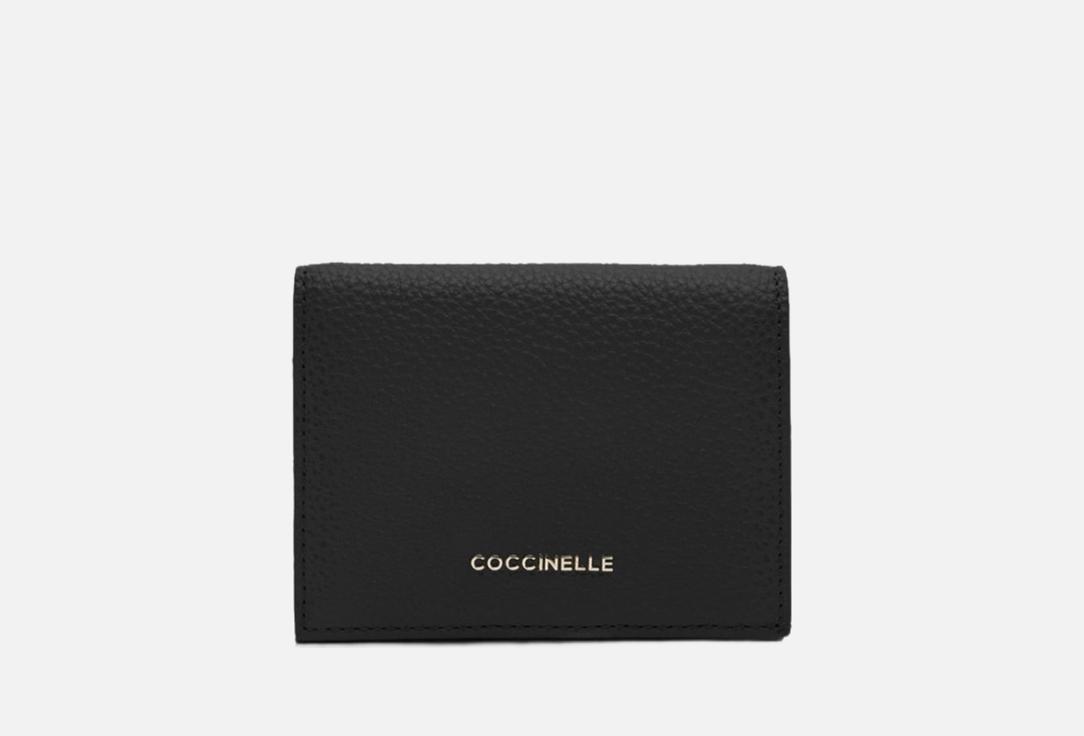 Изображение товара Картхолдер кожаный Coccinelle METALLIC SOFT Черный