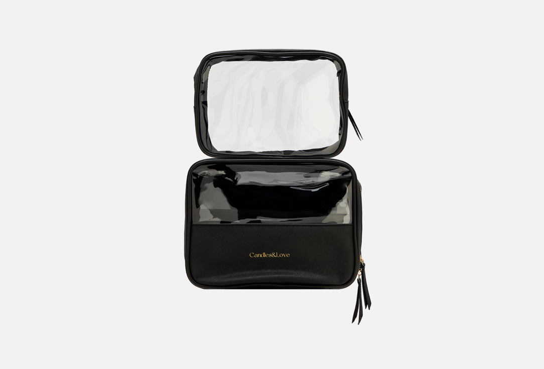 

набор из 2 косметичек CANDLES&LOVE, Черный, Черные 2 шт