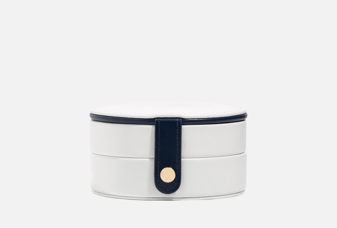 Изображение товара Шкатулка для украшений Ronda белая, 11х6 см