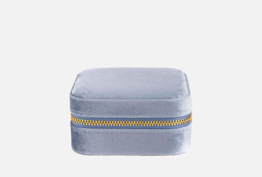 Изображение товара Шкатулка для украшений Ronda голубая, 10х10х5.5 см