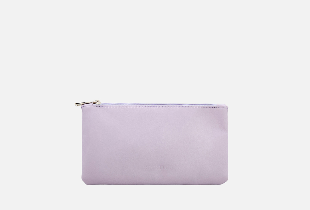 Изображение товара Косметичка натуральная кожа Светлая-лаванда элегантный аксессуар для хранения