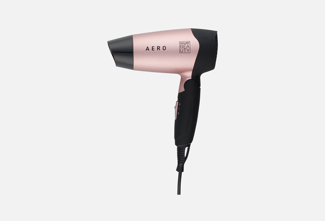 Изображение товара Дорожный фен Dewal Aero с складной ручкой 1400 Вт компактный для путешествий