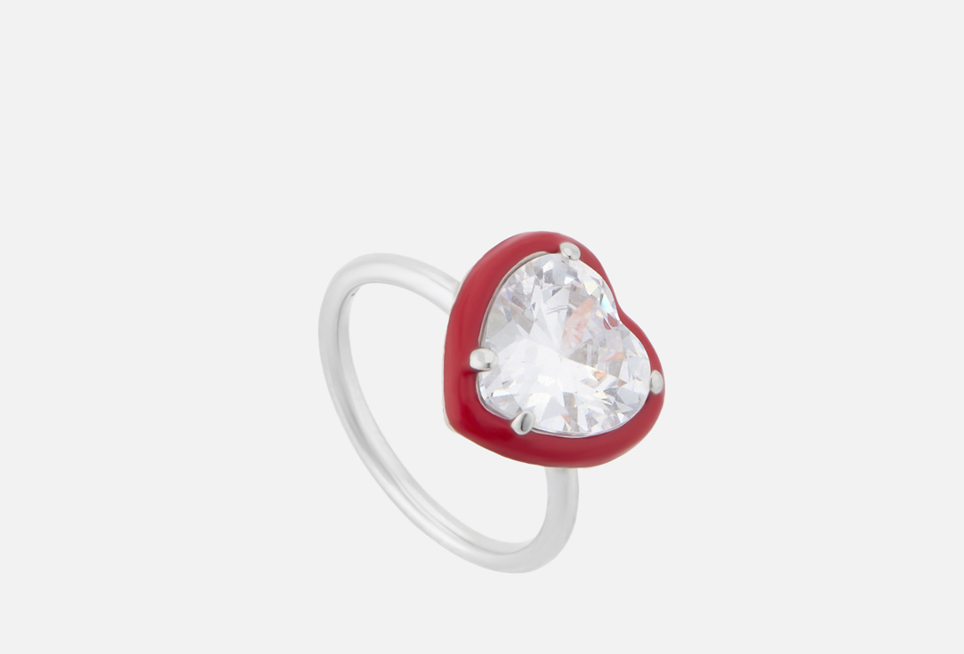 Изображение товара Кольцо Komsi Brand Playful love Silver Red