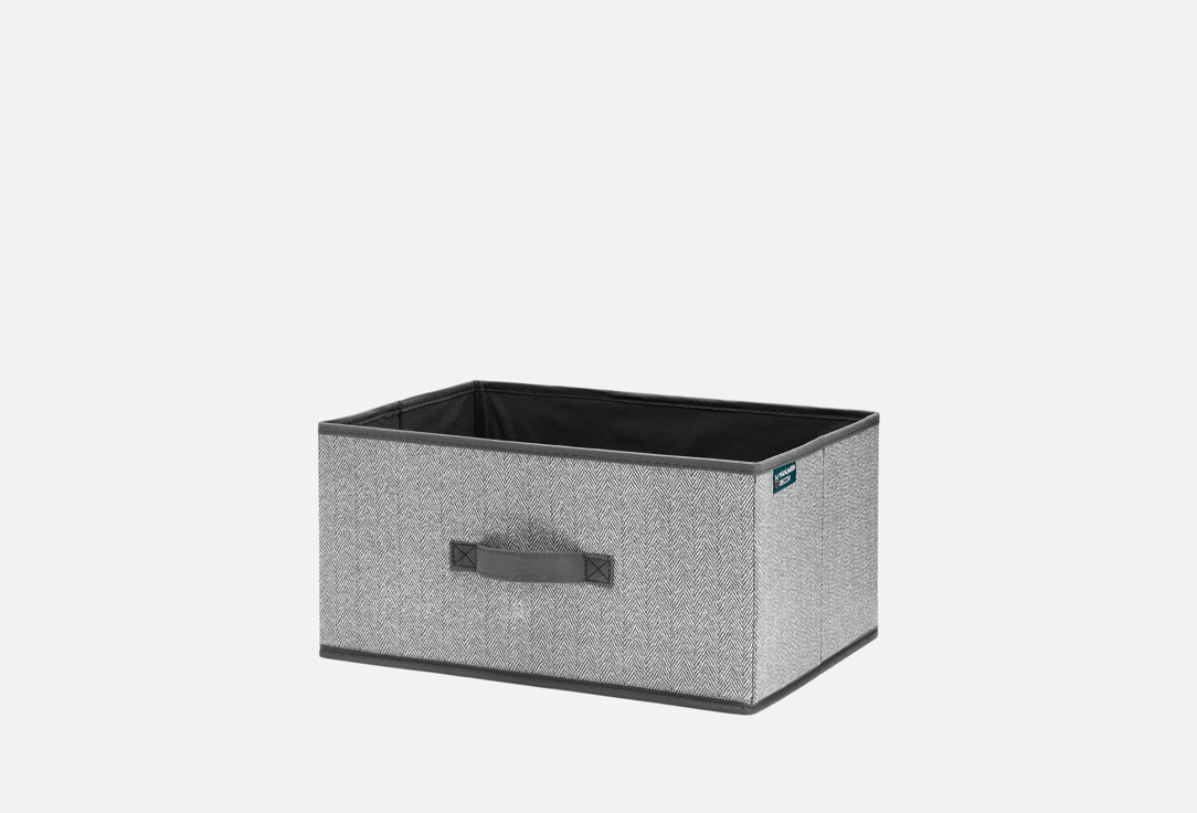 Изображение товара Коробка для хранения Mandarin Decor Melange 28x40x20 см серый органайзер