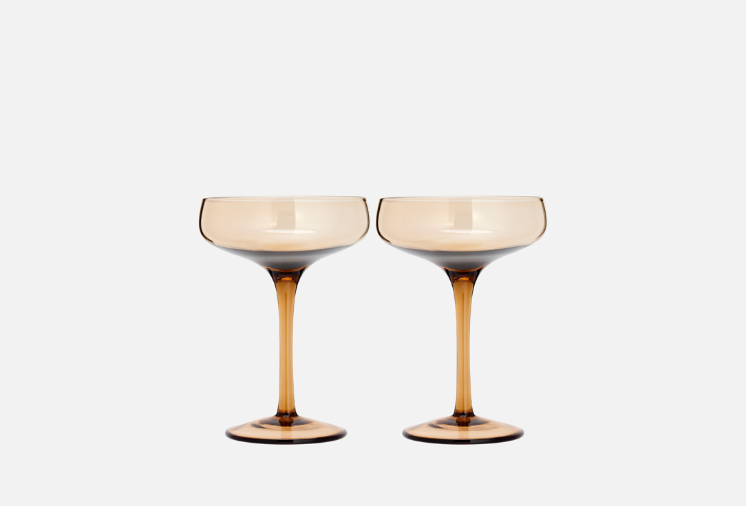 

Набор креманок MANDARIN DECOR, Желтый, Гармония, янтарный 2 шт