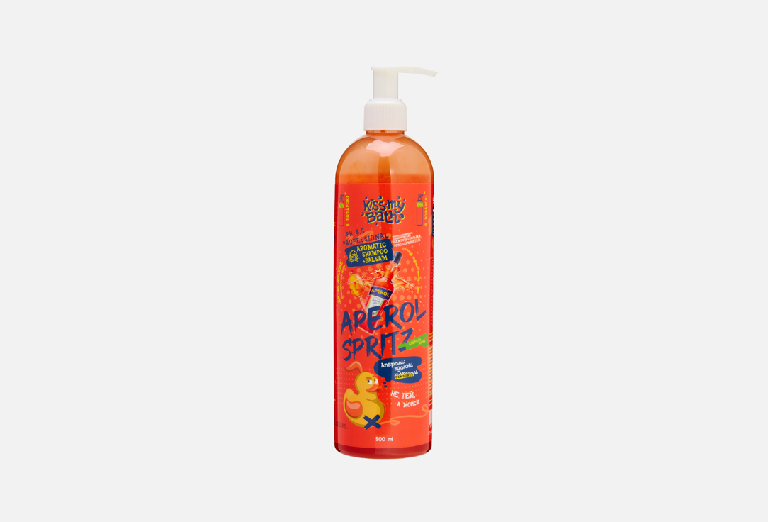 

Шампунь-Бальзам для волос KISS MY BATH, Aromatic aperol sprit 500 мл
