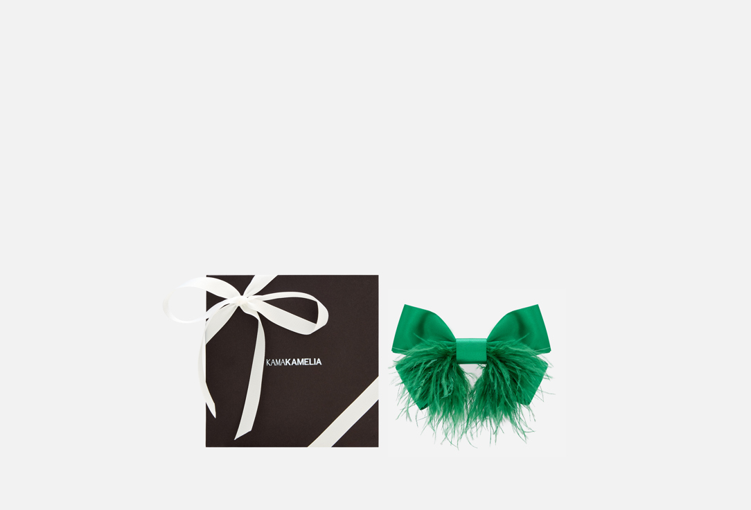 

Заколка-бант для волос KAMAKAMELIA, Margo Emirald 1 шт