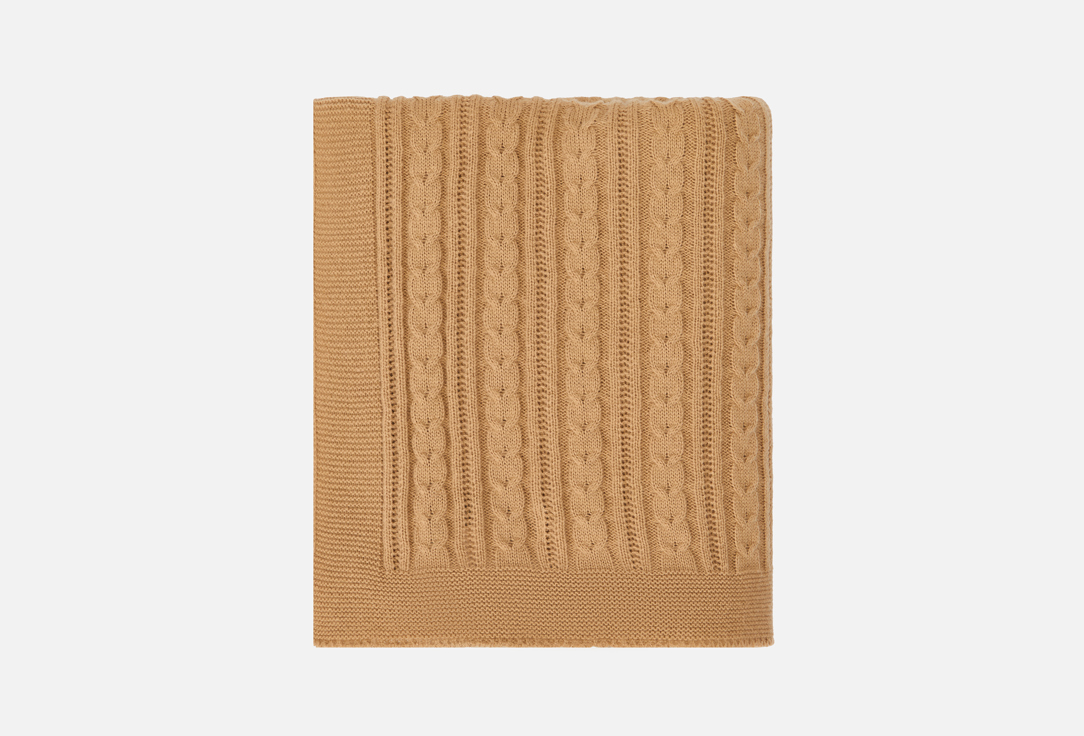 Изображение товара Плед SONNO Монтрё сердечные переплетения 130х170 см гипоаллергенный уютный