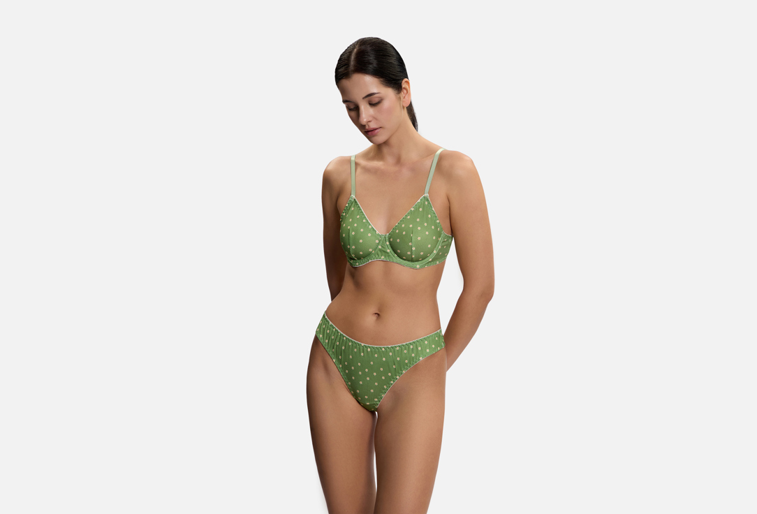 Комплект нижнего белья 2NIGHT WEAR Flowers хаки S мл