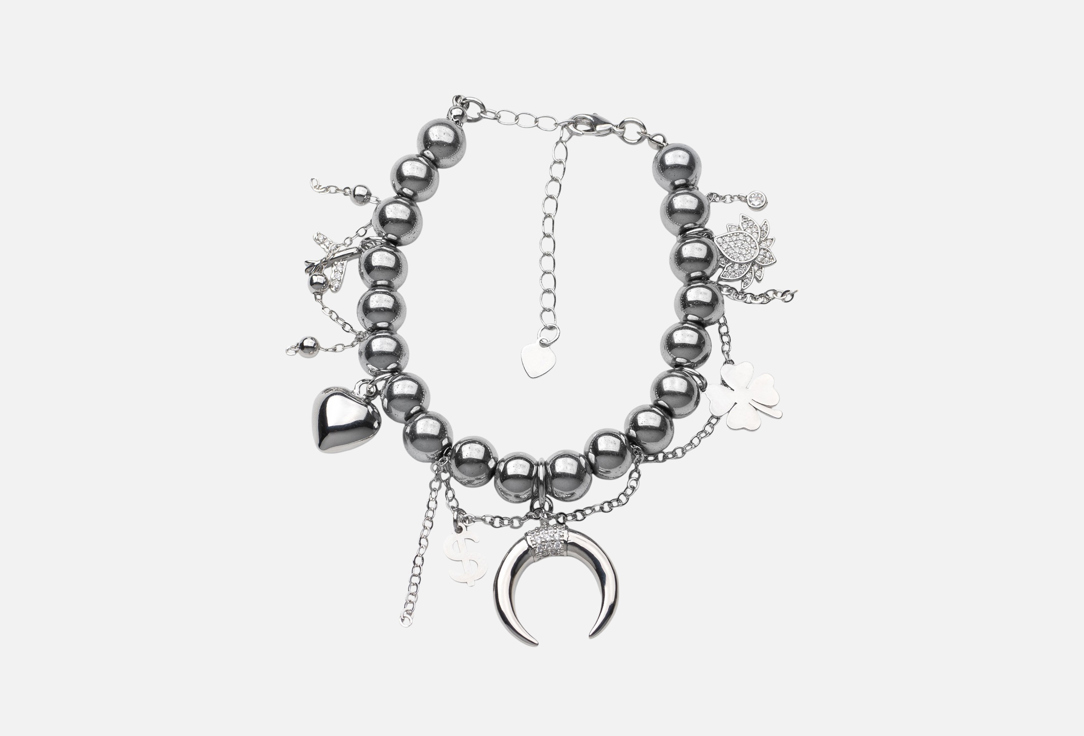 Изображение товара Браслет LENÁLI Absolute из гематита с символами удачи и любви для женщин