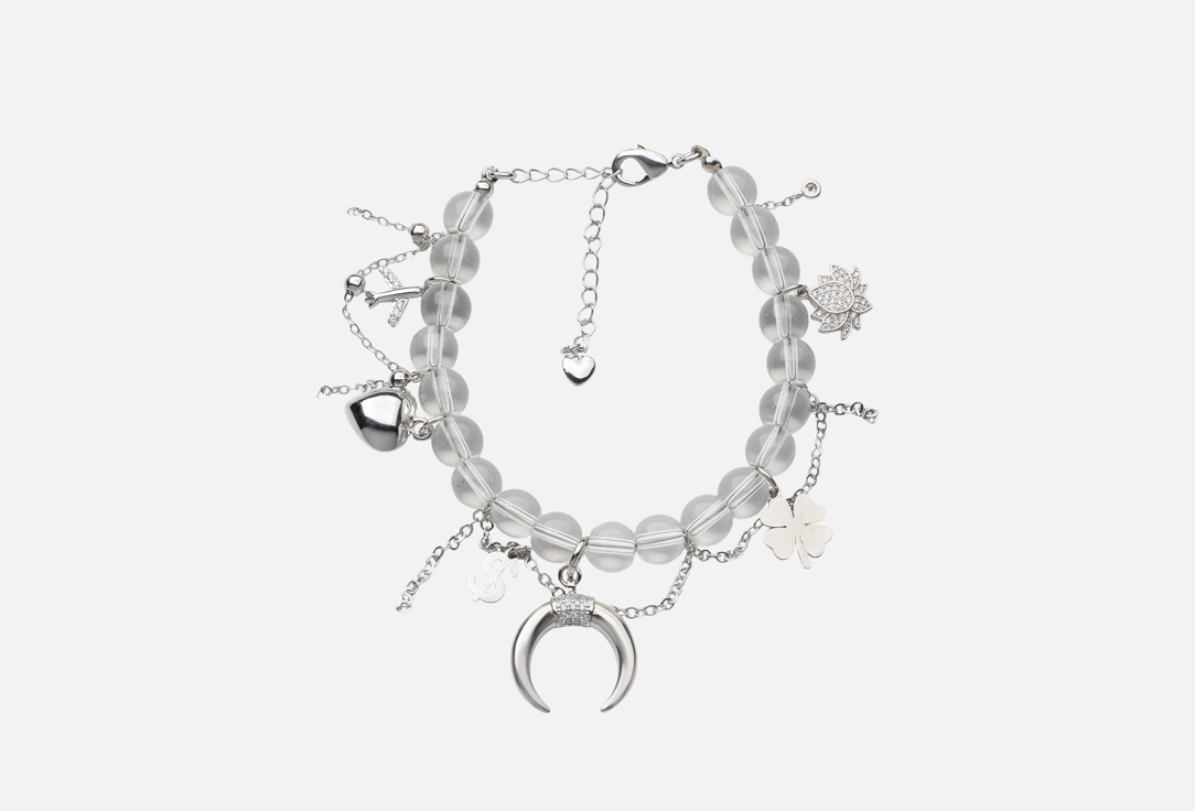 Изображение товара Элегантный женский браслет LENÁLI Absolute из натурального горного хрусталя