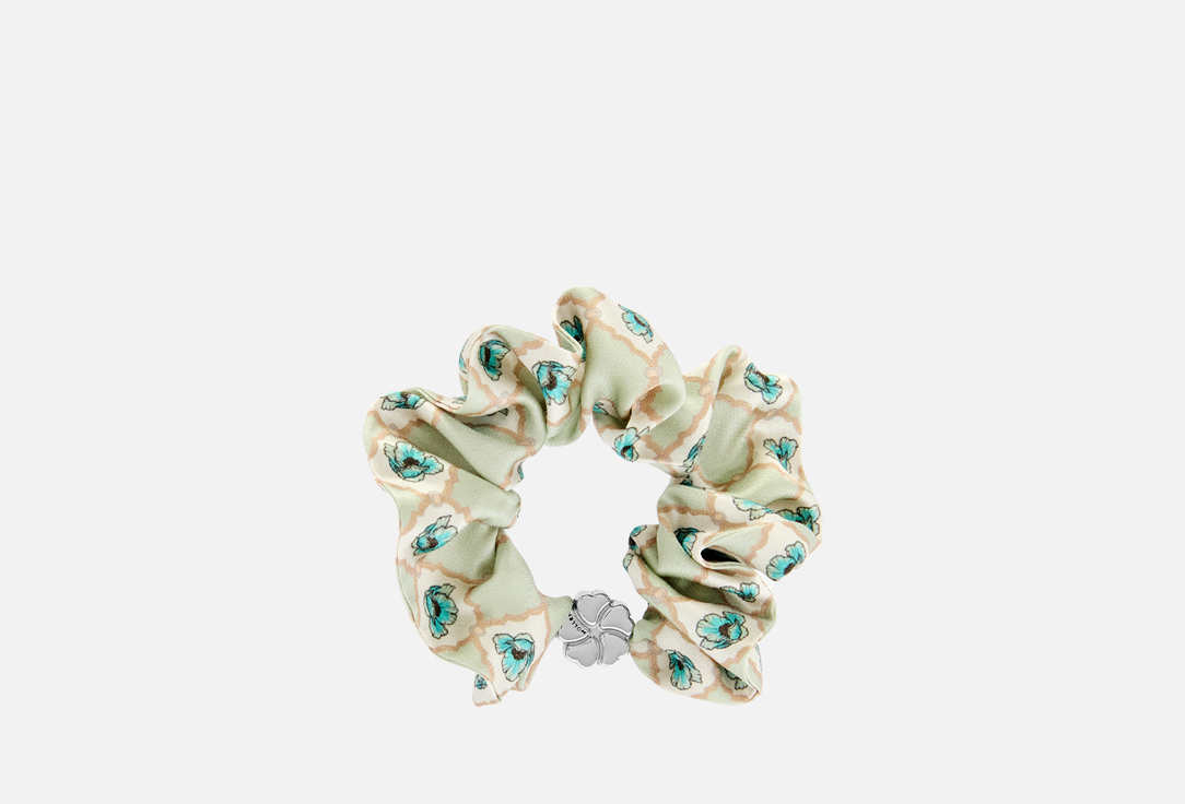 

Шелковая резинка для волос MOLLEN, Дейзи в мятном