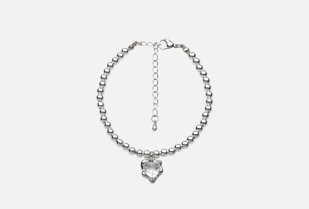 Изображение товара Браслет LENÁLI Crystal love с подвеской сердце