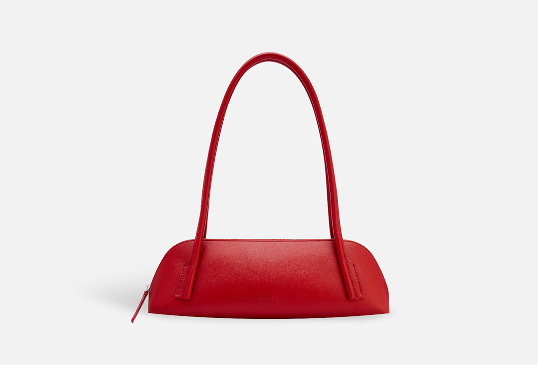 Изображение товара Элегантная сумка Askent PANORAMA из натуральной кожи красного цвета для женщин