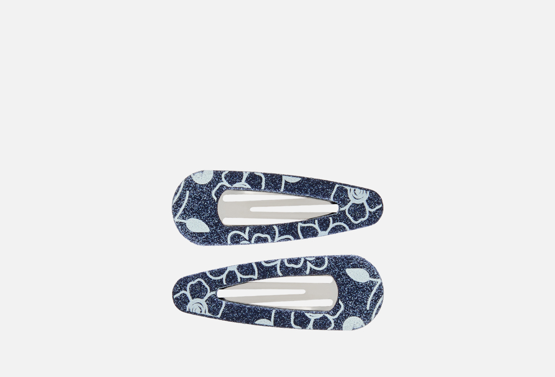 Изображение товара Набор заколок клик-клак для волос Ronda джинс