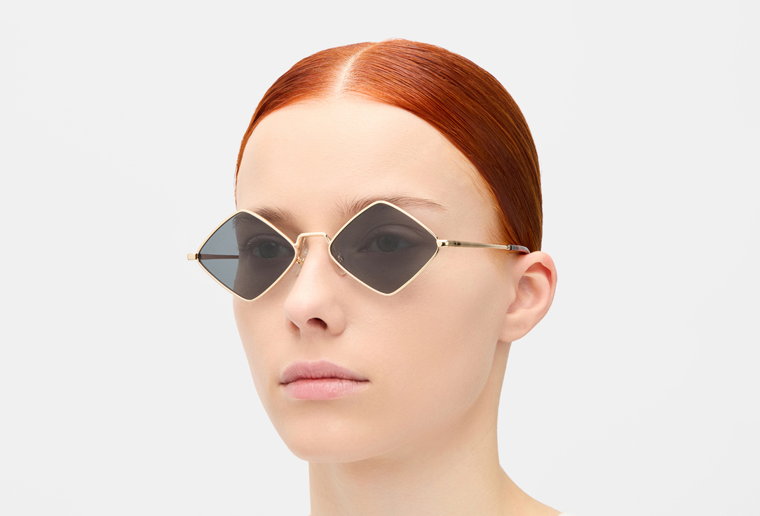 Изображение товара Солнцезащитные очки RUXARA ромбы золотистые
