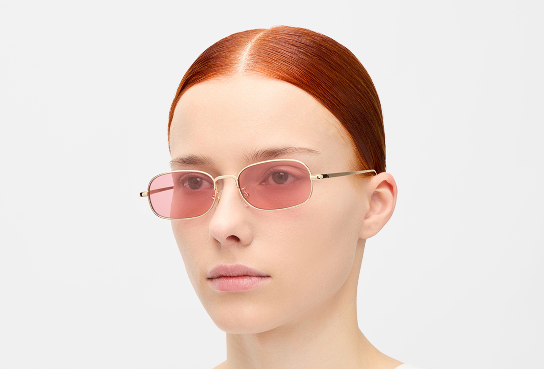 

Солнцезащитные очки RUXARA, Золотой, Овальные золотистые