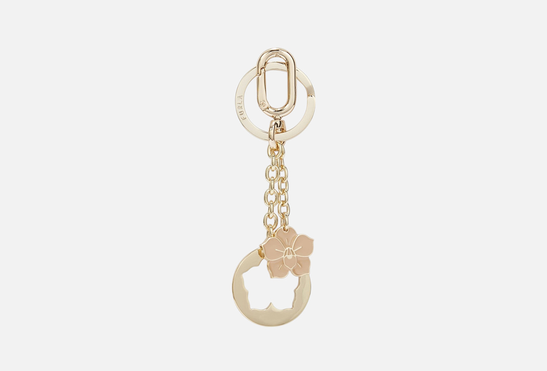 

Брелок FURLA, Золотой, CRYSTAL KEYRING ORCHIDEA
