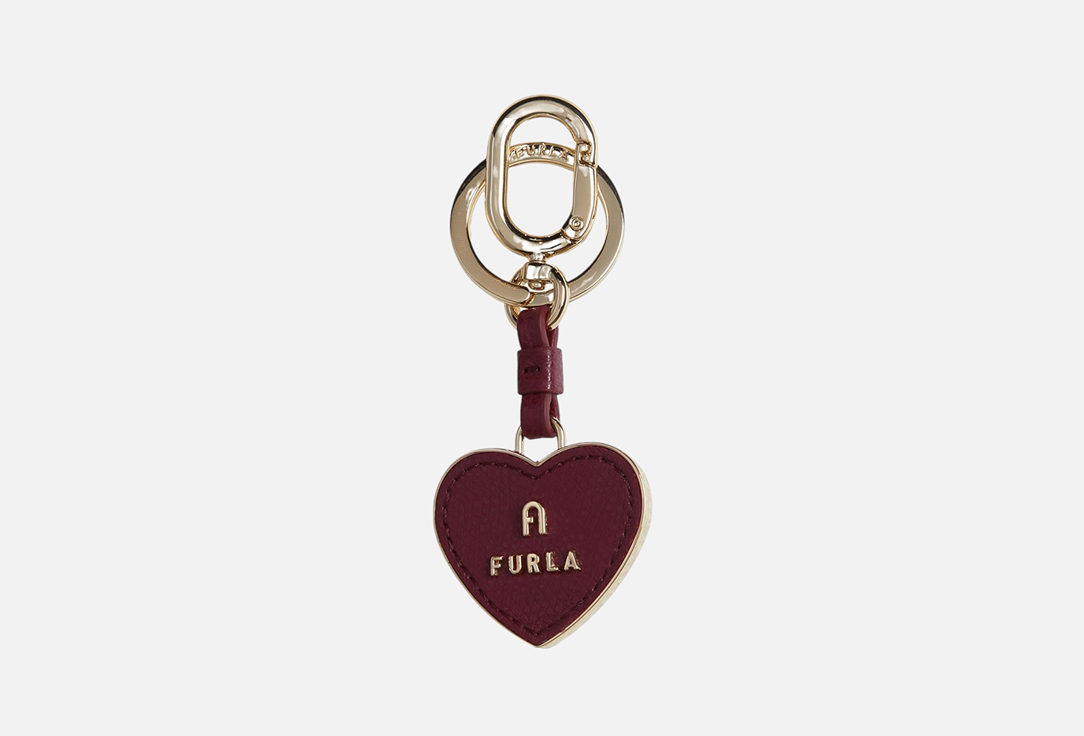 

Брелок FURLA, Бордовый, CAMELIA KEYRING HEART