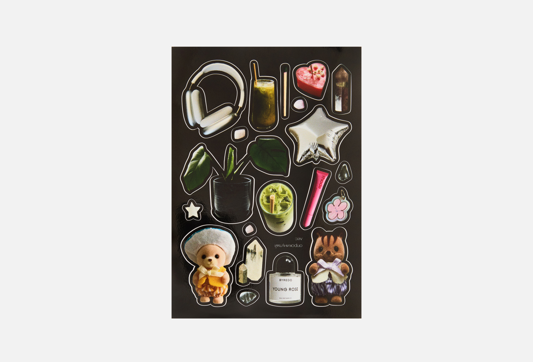 Изображение товара стикеры опрокинутый лес Предметы green