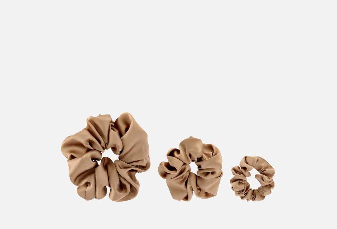 

Набор резинок для волос YOUR HOUSER, Коричневый, Mocha Mousse Set 3 шт