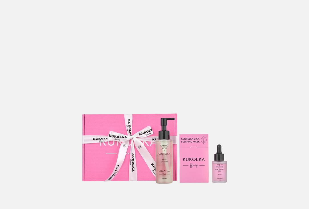 

Подарочный набор для ухода за кожей лица KUKOLKA BEAUTY, Beauty box 3 шт