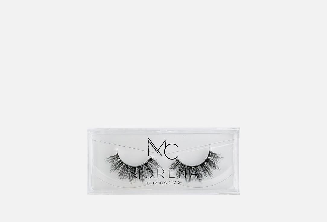

Набор накладных ресниц пучки MORENA COSMETICS, Черный, Многоразовые 02