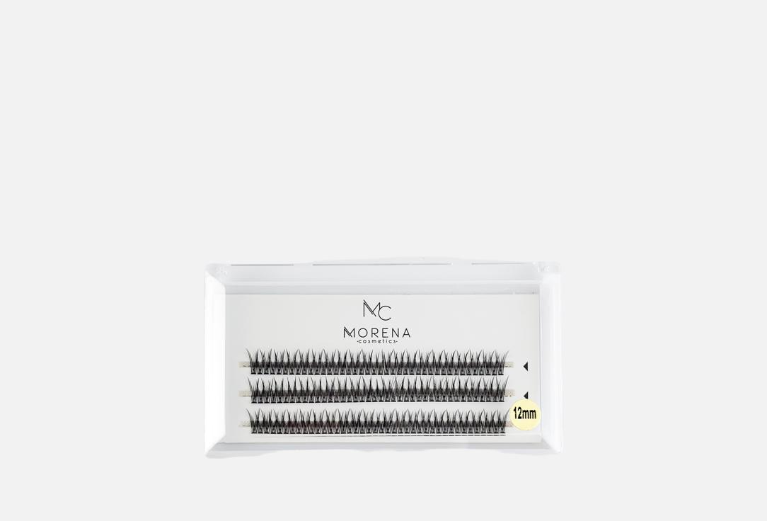 Изображение товара Набор накладных ресниц пучки Morena Cosmetics Ласточка 12мм
