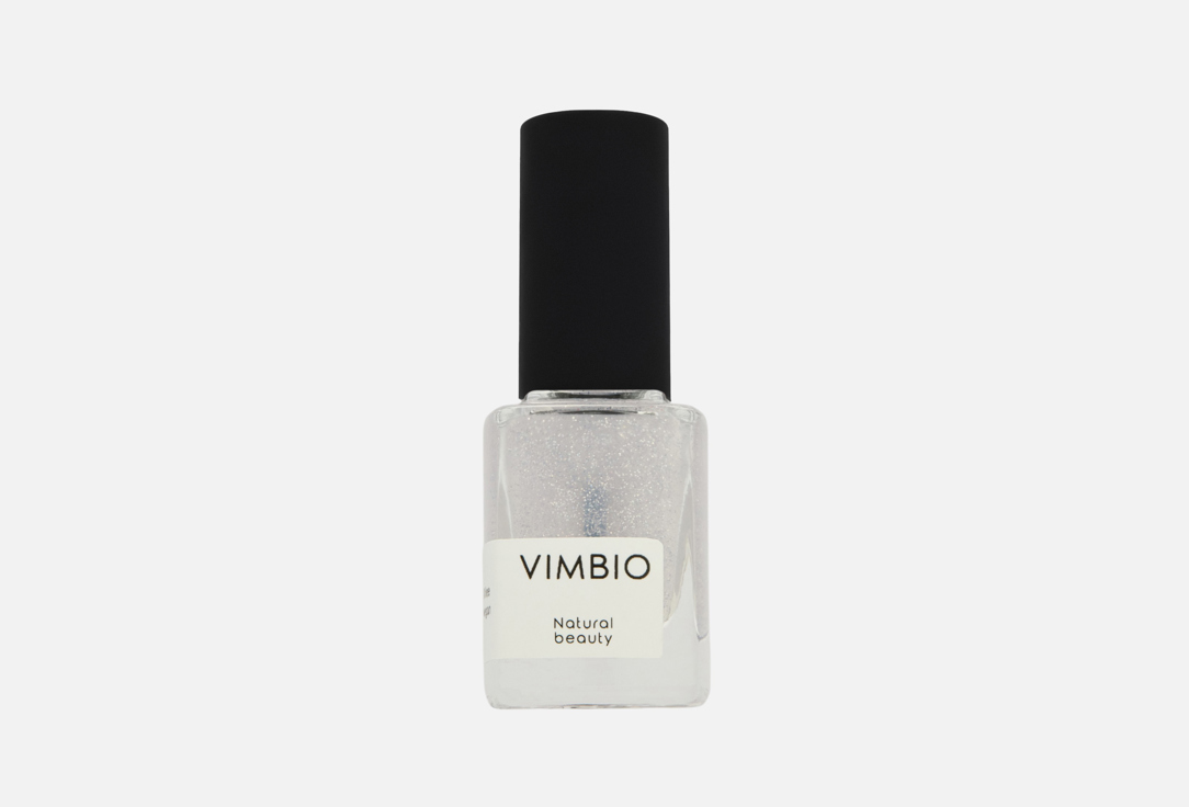 

Топ для ногтей VIMBIO, Серый, Top varnish with glitter 10 мл