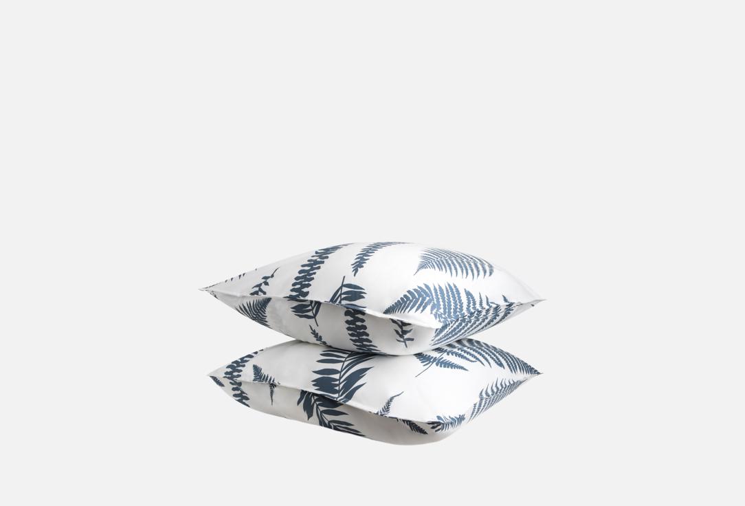 Изображение товара Комплект наволочек ILMA Папоротник из перкаля 2 шт 70х70 см премиум качество
