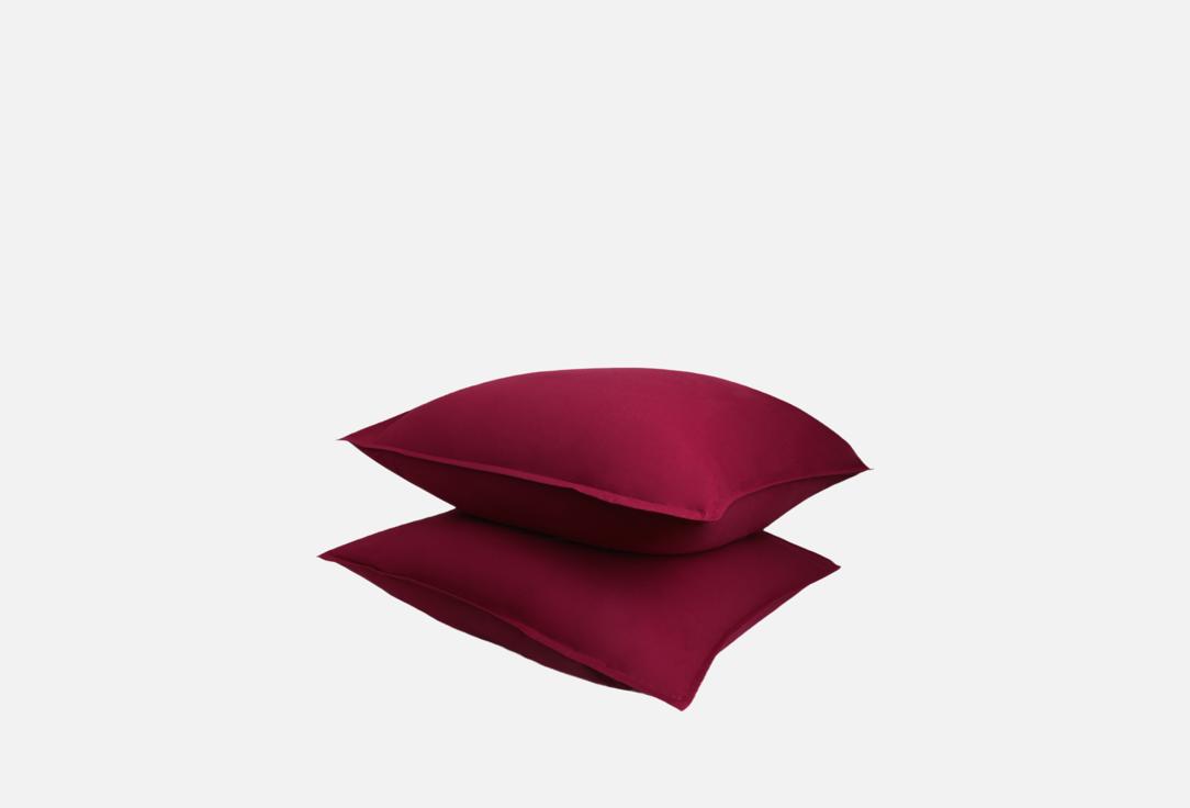 Изображение товара Комплект наволочек ILMA Wine из перкаля 70x70 см, 2 шт, гипоаллергенные