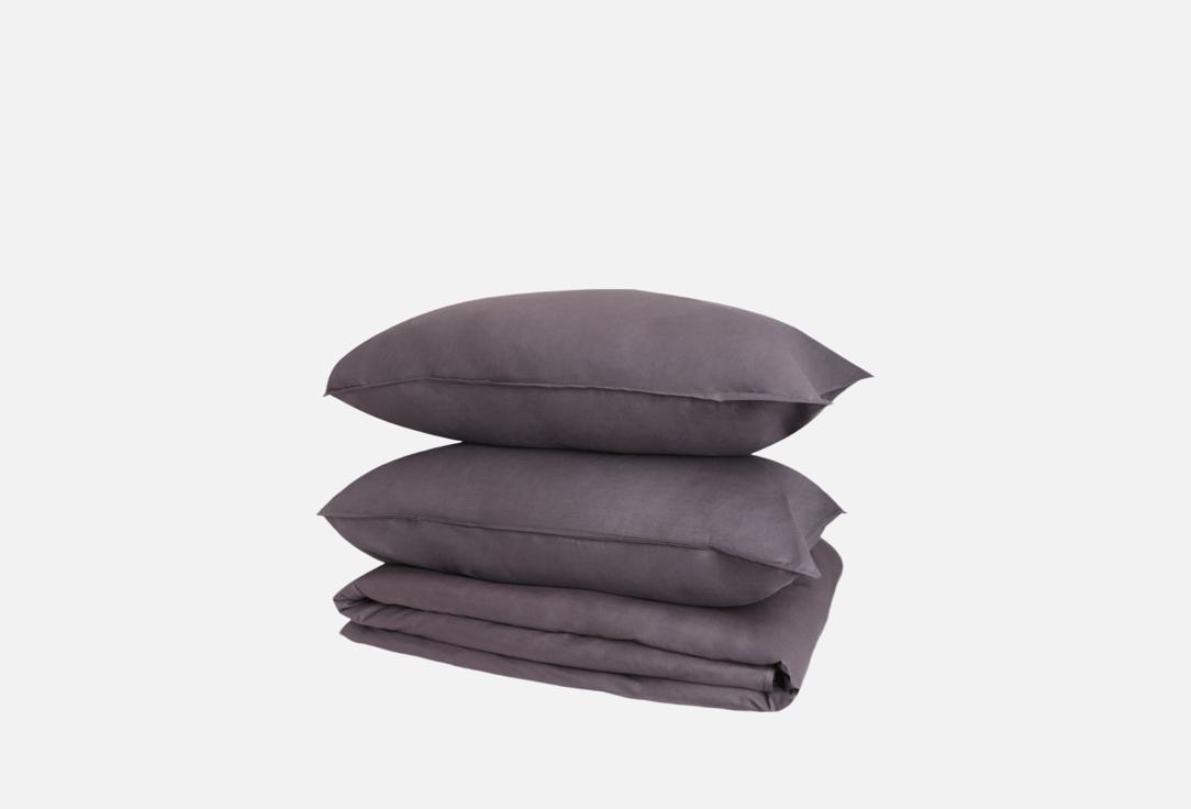 

Комплект постельного белья ILMA, Черный, Графит, евро евро мл