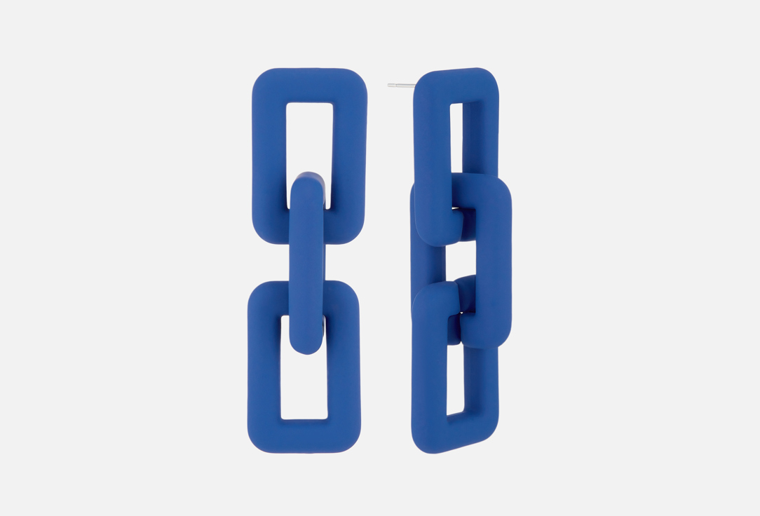 Изображение товара Серьги Великолепна.Я яркий акцент минимализм небесный пластик бижутерный сплав