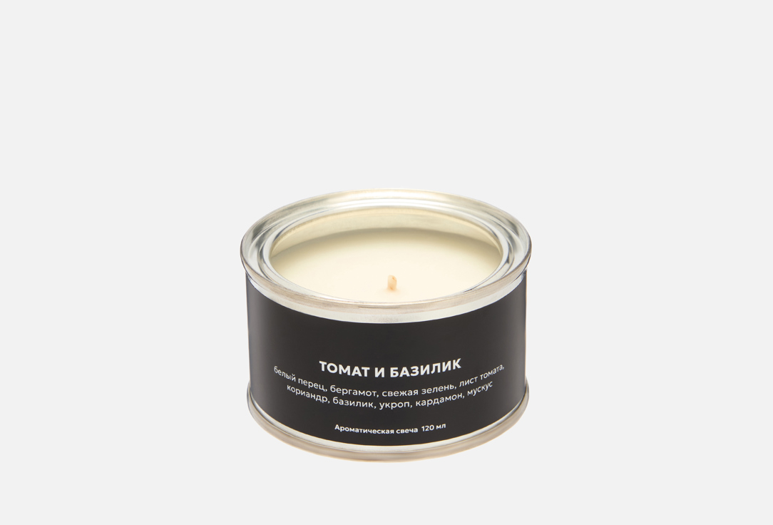 

Ароматическая свеча TIME HEAT, Томат и базилик 120 мл