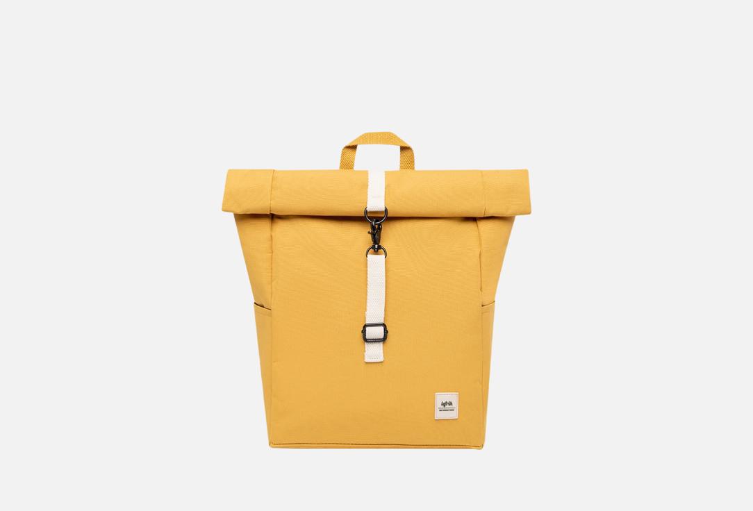 Изображение товара Компактный экологичный рюкзак Lefrik Roll Mini New Mustard водонепроницаемый из переработанного пла