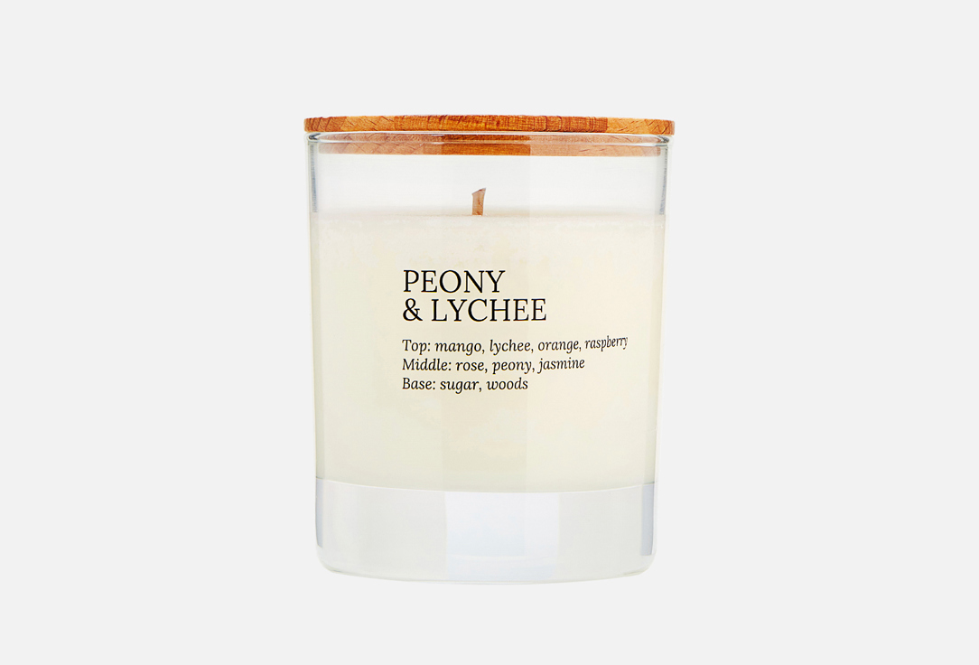 

Ароматическая свеча SEVENTEENTH HOME, Peony & lychee 200 мл
