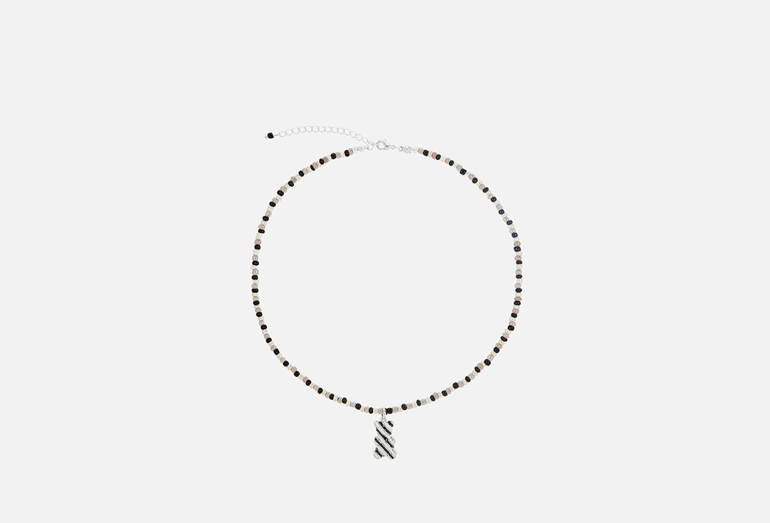 Изображение товара Колье из бисера с подвеской Мишка - стильное украшение для женщин