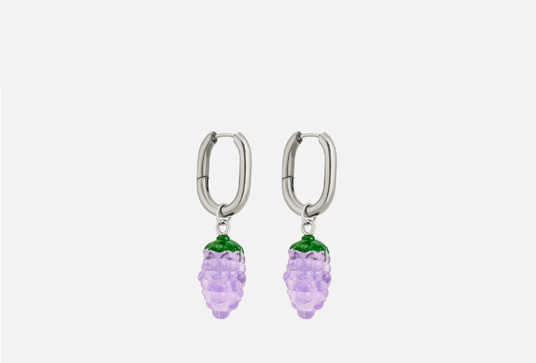 Изображение товара Стильные серьги DIANEMUSSON Seedless grapes из титана с съемными подвесками