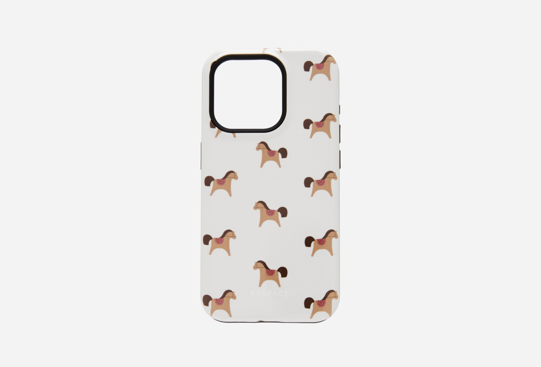 

Чехол на телефон KKSPACE, Коричневый, Iphone 15 pro - duo 1 шт