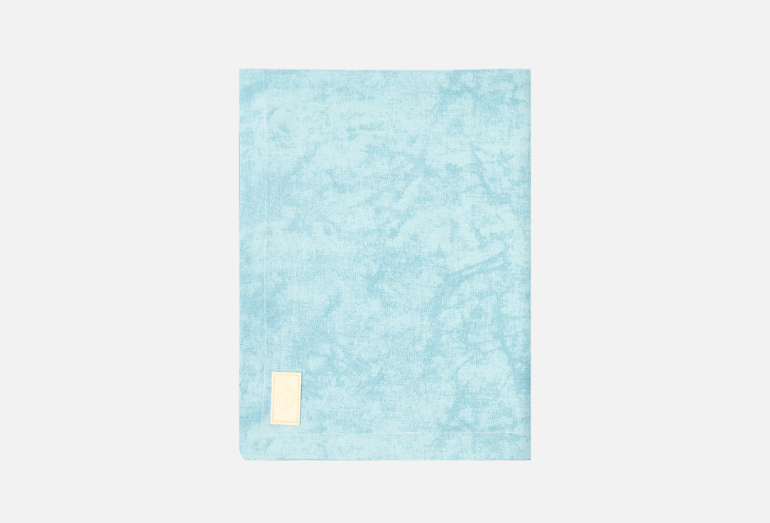 Изображение товара Скатерть Elpida Мрамор бирюзовый 145x175 водоотталкивающая хлопко-полиэстеровая