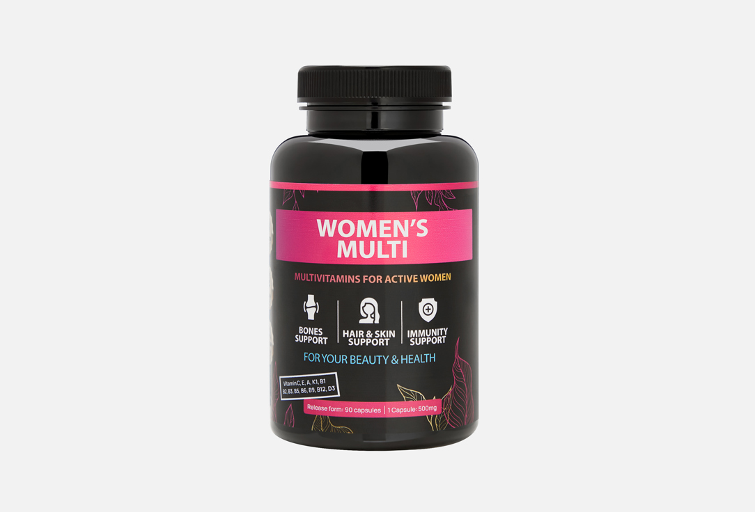 Изображение товара БАД для женского здоровья Fit And Joy комплекс витаминов, минералов и экстрактов в капсулах