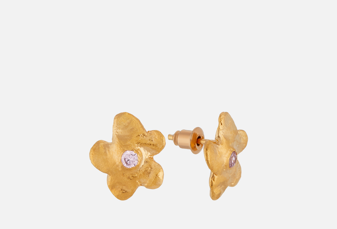 Изображение товара Серьги Sasha Gunga Серьги в виде цветочков Gold Rose