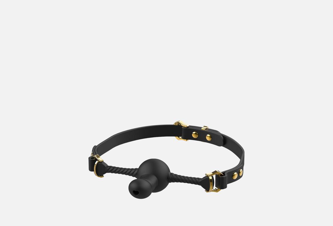 Изображение товара Кляп UPKO dildo-shaped gag черный для эротических игр и стилизации