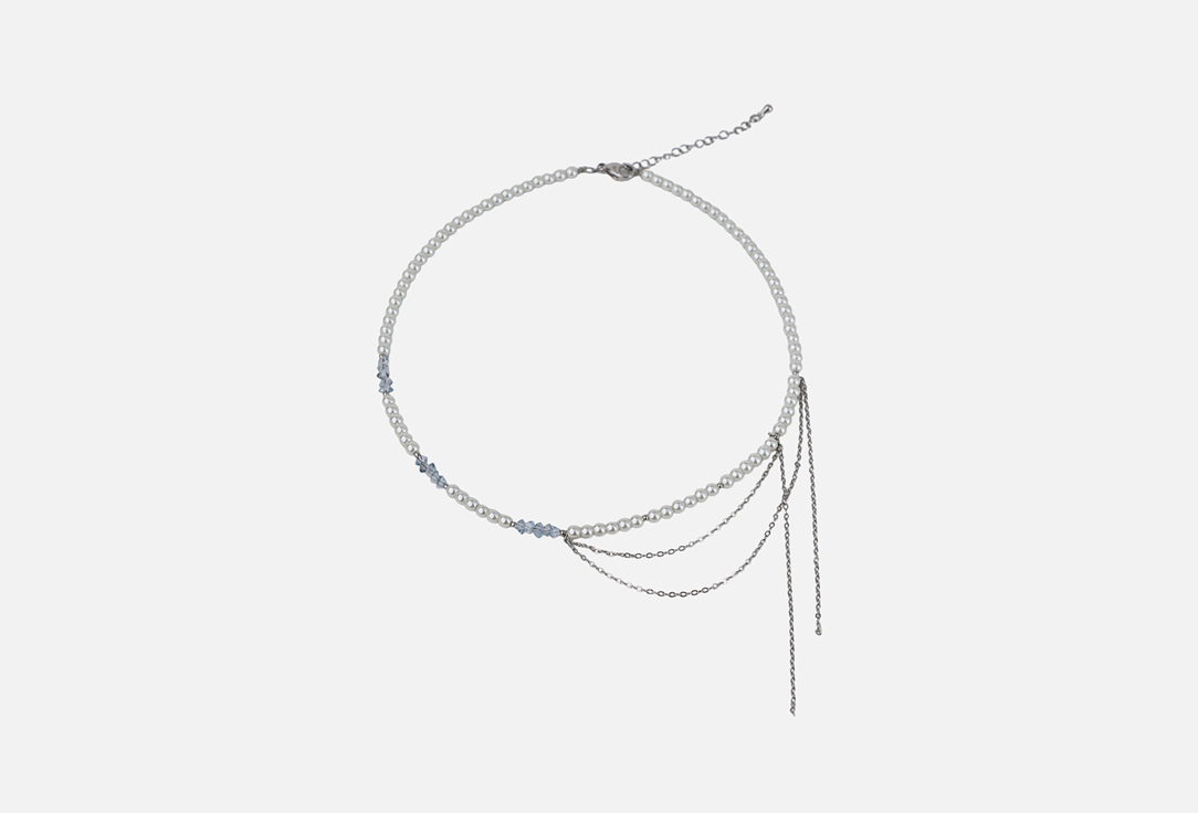 Изображение товара Колье с цепочками из жемчуга 19.stone Россия стиль гранж ручная работа для женщин