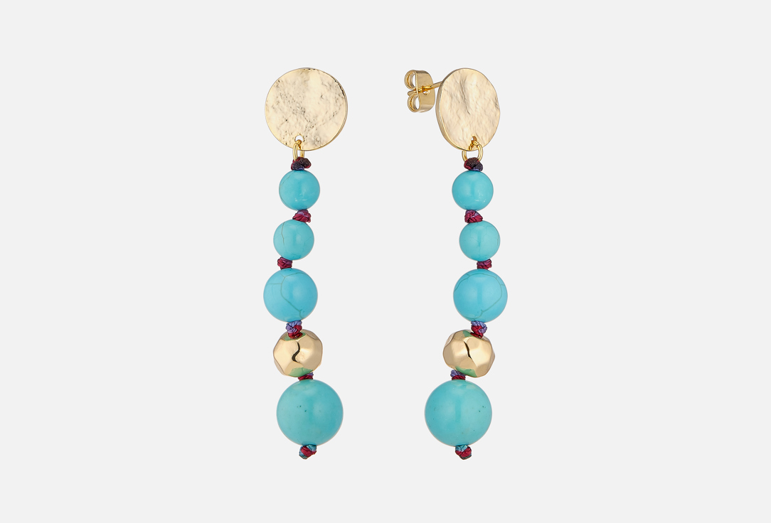 Изображение товара Серьги Nouvelle Mode с подвесками из бирюзы