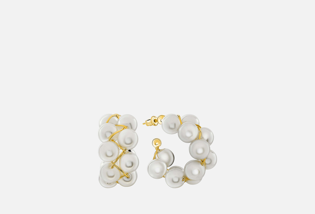 Изображение товара Серьги Nouvelle Mode полукольца с жемчугом