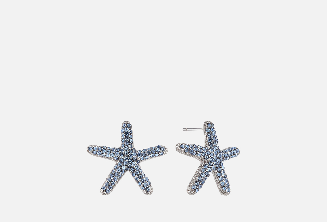 

пусеты-гвоздики NOUVELLE MODE, С фианитами 2 шт