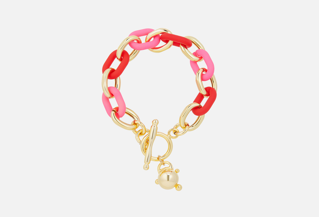 Изображение товара Браслет-цепь Nouvelle Mode с акрилом и каучуком